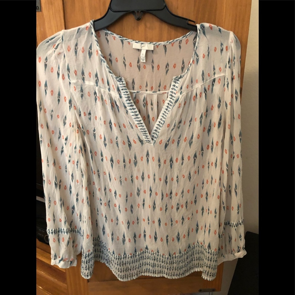 Beautiful Joie Sheer Blouse
